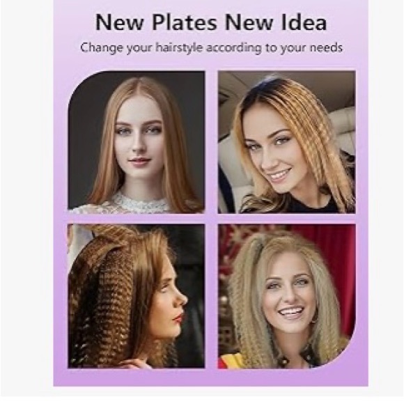 Purple Hair Crimper and Straightener - Picture 5 of 6